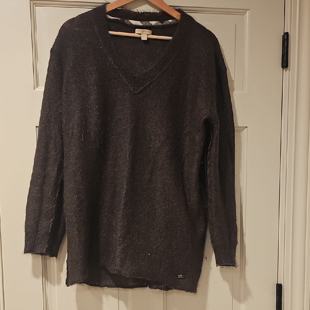 Burberry Dark Brown Knit Sweater